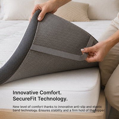 Premium Mattress Topper, 3 Inch Gel Memory Foam – Bamboo Cover, Pressure Relief