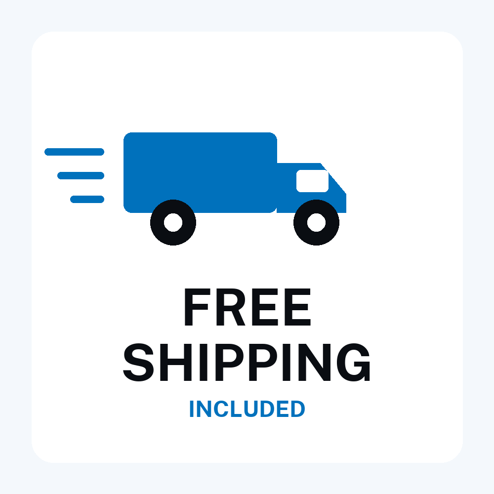 Free shipping included